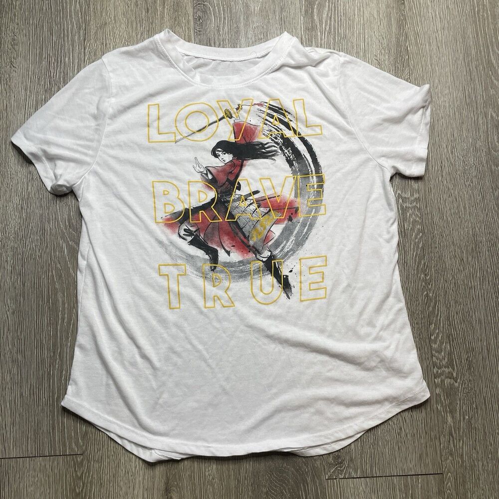 Mulan White T Shirt Size Disney Princess